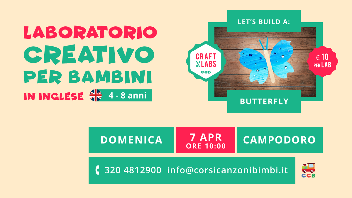 06 laboratorio creativo bambini inglese padova vicenza - Butterfly il Laboratorio Creativo per Bambini in Inglese tra Padova e Vicenza